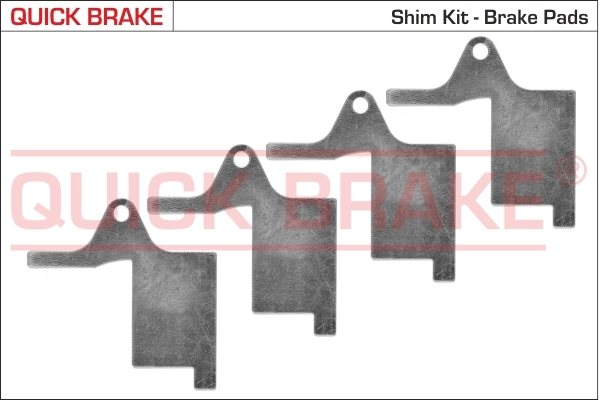 Anti-Squeal Foil, brake pad (back plate)